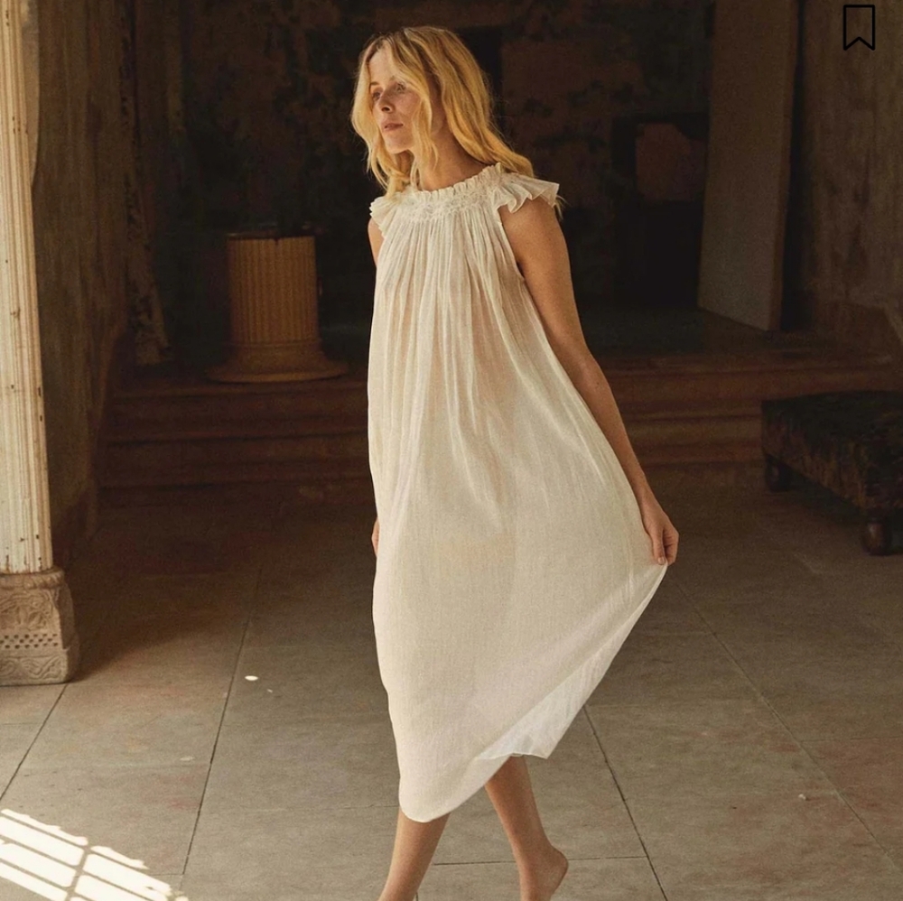 Doên Lovisa Nightgown in Salt, M, GUC